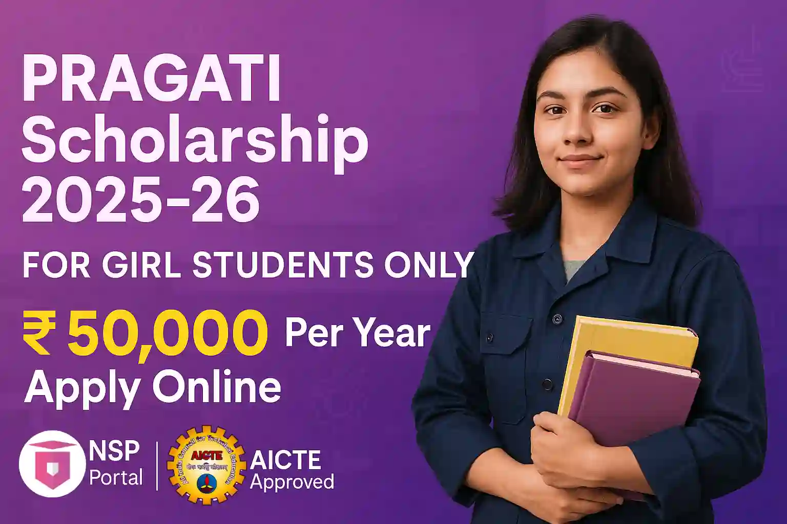 PRAGATI Scholarship 2025-26 For Girl Students: Eligibility, Last Date PRAGATI Scholarship 2025-26 For Girl Students: Eligibility, Last Date