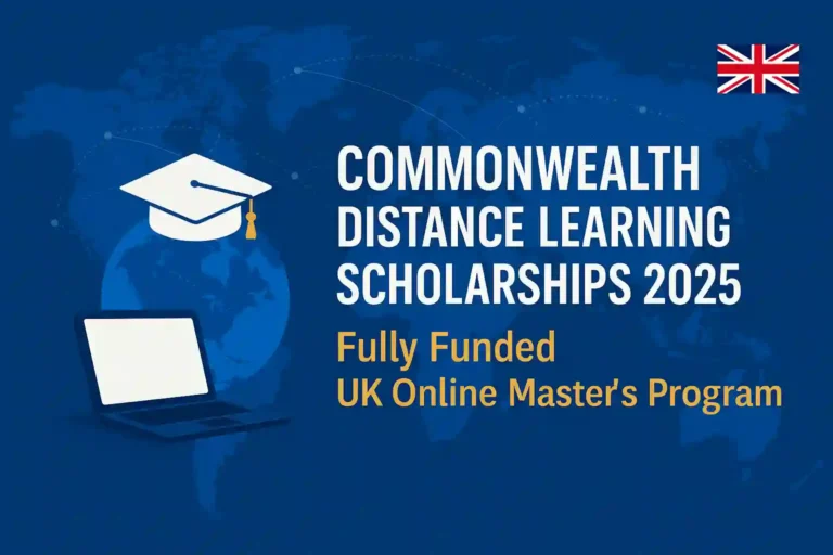 Commonwealth Distance Learning Scholarships 2025: Fully Funded