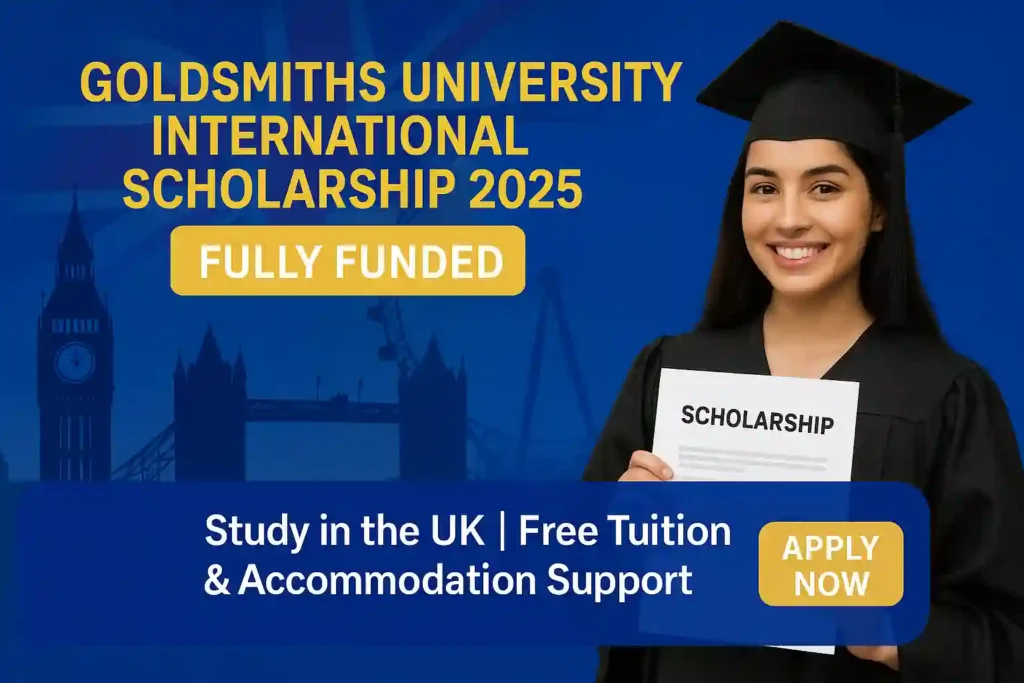 Goldsmiths University International Scholarship in the UK 2025 – Fully Funded Goldsmiths University International Scholarship in the UK 2025 – Fully Funded