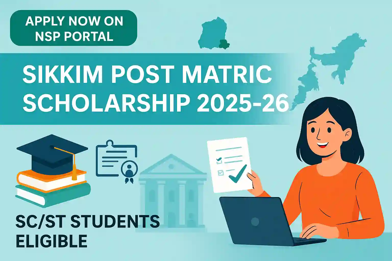 Sikkim Post Matric Scholarship 2025-26: Apply Online, Last Date Sikkim Post Matric Scholarship 2025-26: Apply Online, Last Date